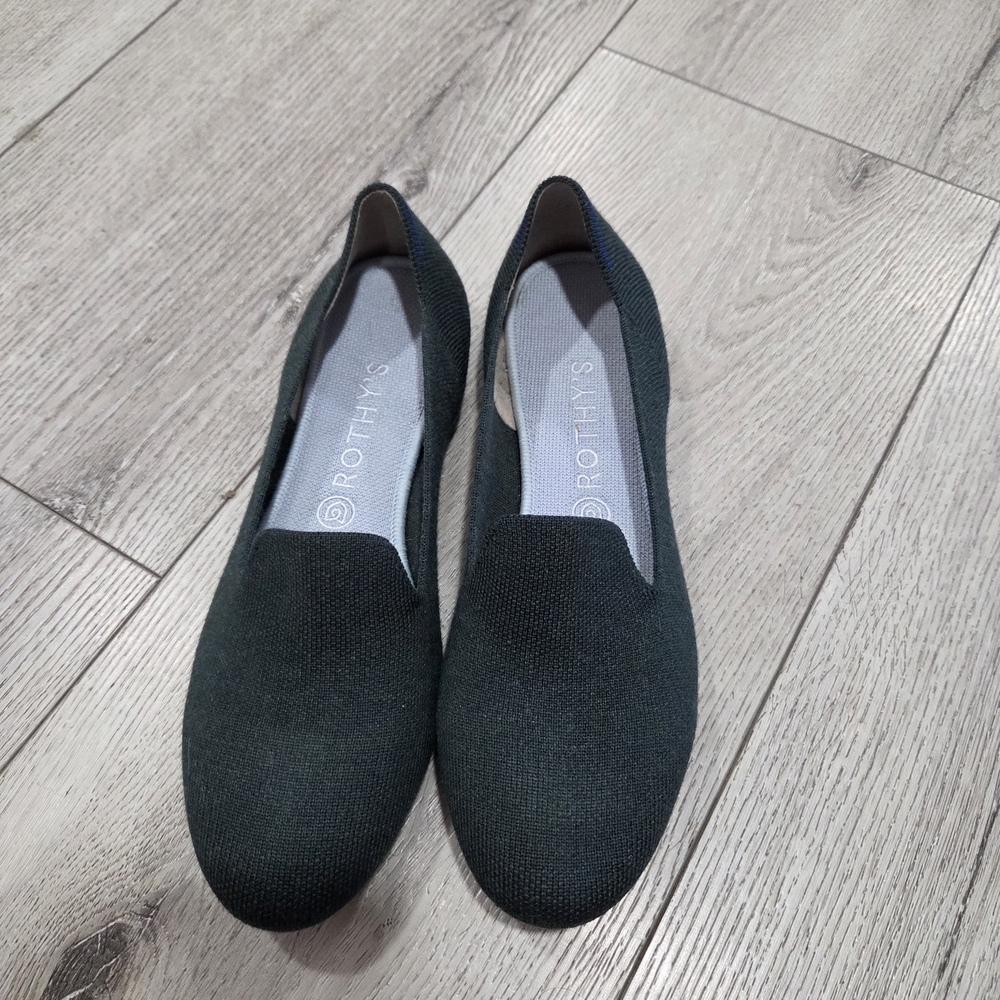 Rothy's Dark Slip-On Flats